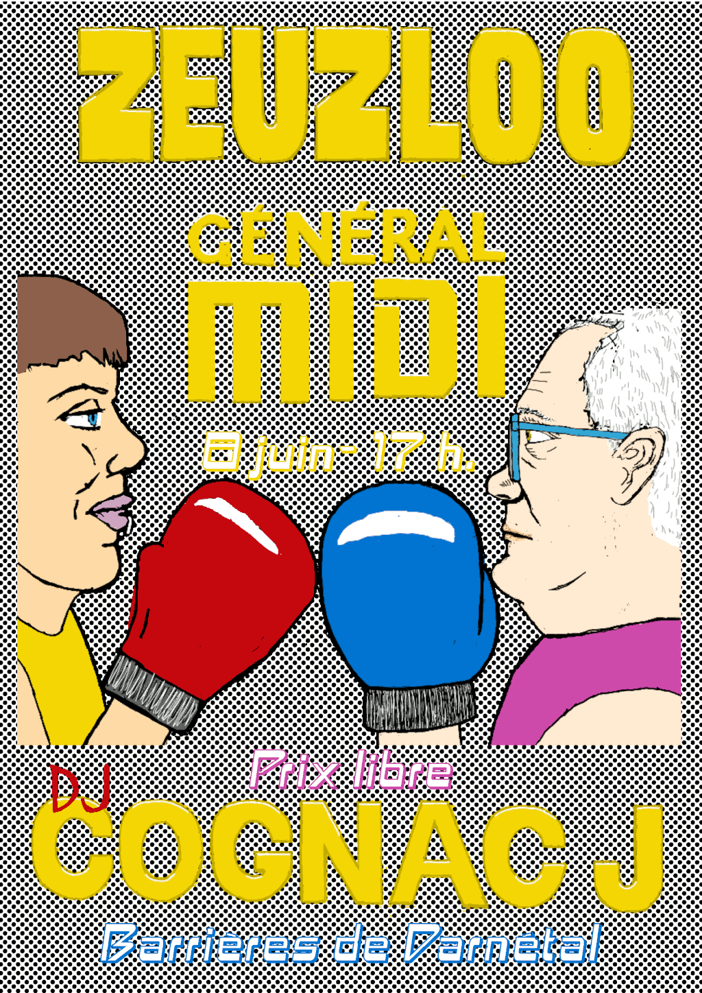 Affiche concert Darntal, le 8 juin 2025