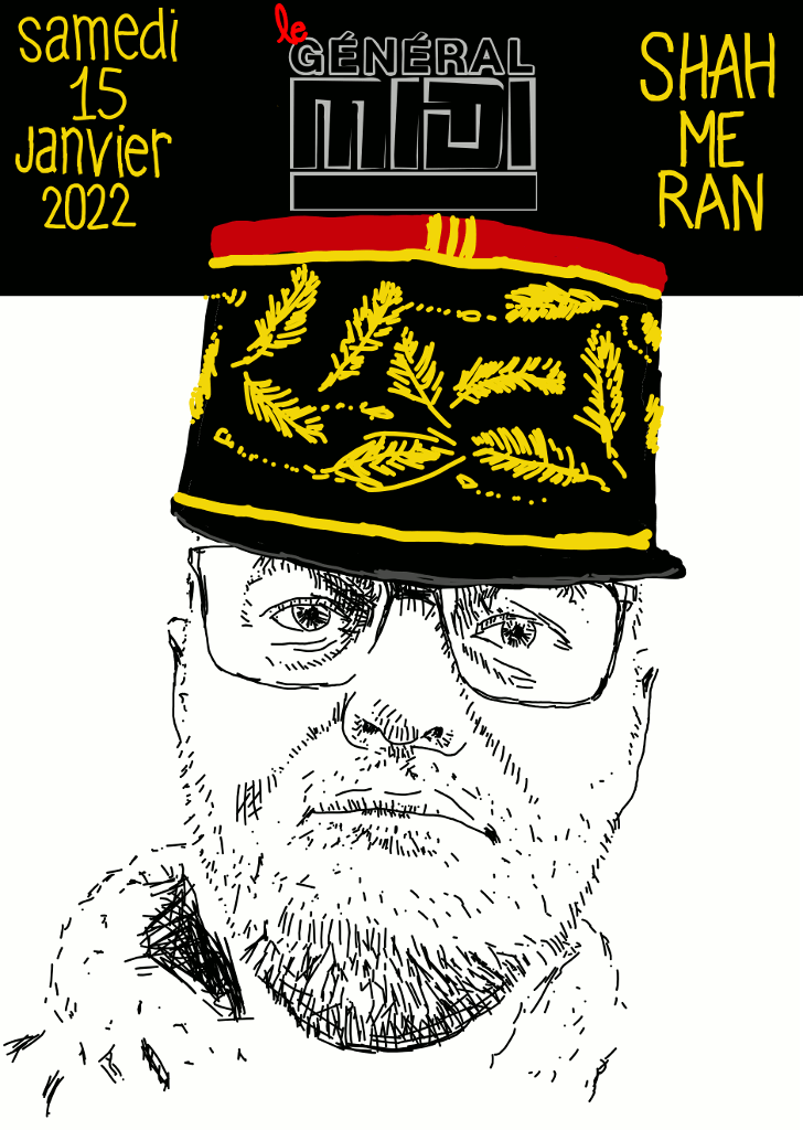 Affiche concert au Shahmeran janvier 2022