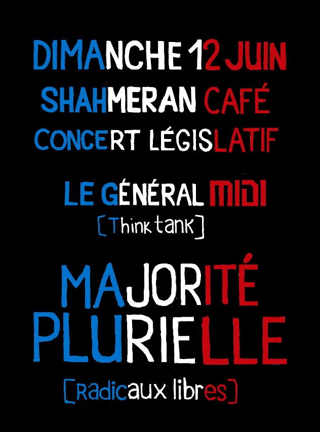 Affiche concert au Shahmeran lgislatives 2022