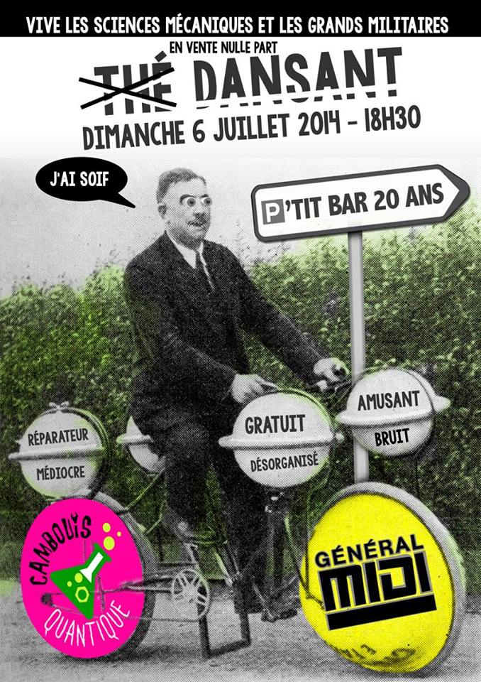Affiche concert avec Cambouis Quantique