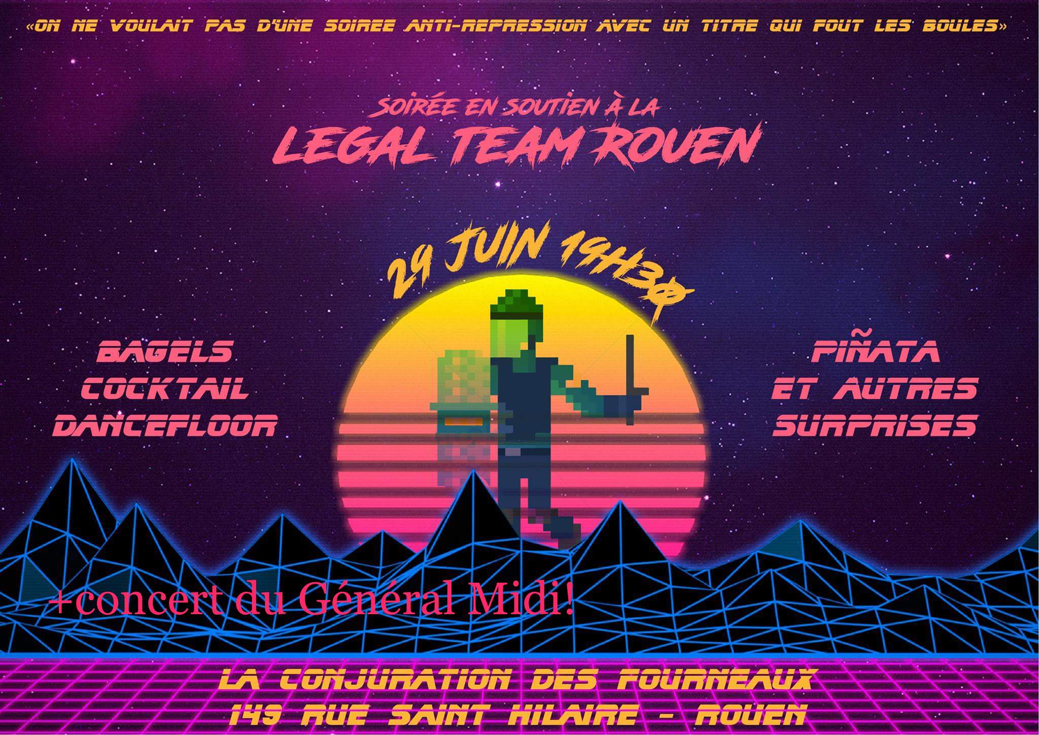 Affiche concert  la Conjuration des Fourneaux
