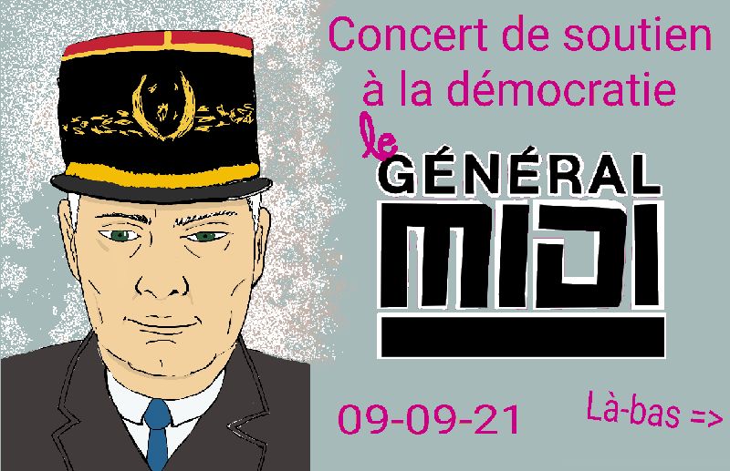 Affiche concert au LABA de Caen